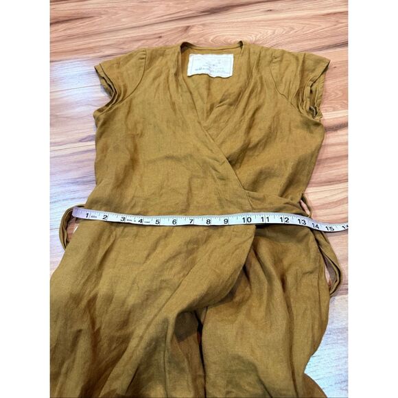 NotPerfectLinen linen wrap dress size XS - Picture 5 of 7